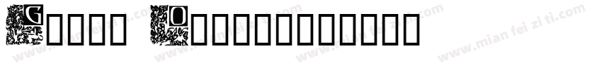 Goudy Ornate字体转换